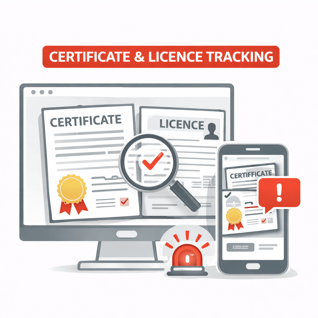 Certificate & Licence Tracking